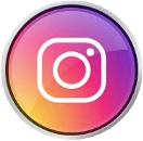 Instagram logo with gradient background.